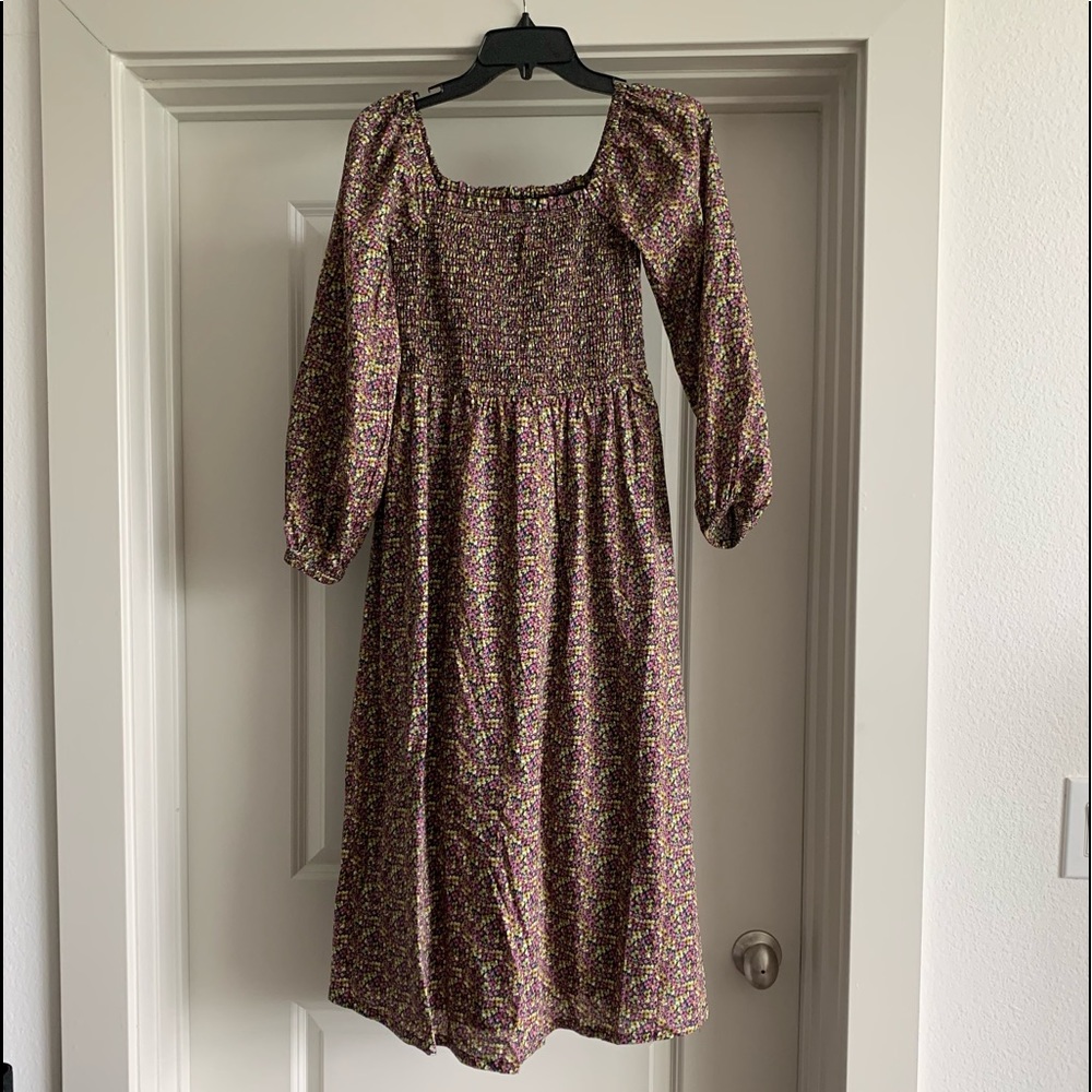 Organic cotton daydream dress in Liberty® Busy Izzy - Picture 2 of 11